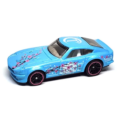 Hot Wheels Datsun 240Z Blue HW Art Cars Kids Model Diecast Toy Car JJB80 1:64 3+ - image 1 of 4