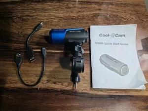 Cool-iCam S3000 Waterproof 5MP Action Camera w/ Bike Mount – NEW - Picture 1 of 7