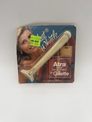 Vintage 1983 ATRA Just Whistle Women’s Razor~by Gillette~NIP~80s Prop~Use - Image 1 of 2