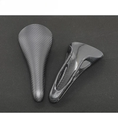 Sillín integrado de carbono -255*120 mm adecuado para bicicletas de carretera rieles guía 7*9 mm Foto 1 de 4