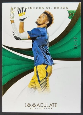 2018 Panini Immaculate Collegiate Equanimeous St. Brown /99 RC Auto CL - Image 1 of 4