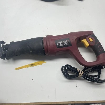 Chicago Electric Reciprocating Saw Variable Speed Quick Chuck Used Tested A/23 - Image 1 of 4