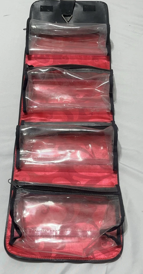 Bolsa de viaje Mary Kay enrollable colgante de cosméticos/artículos de tocador con 4 bolsas extraíbles Foto 1 de 4