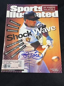 Bret Boone Mariners Signed Auto Sports Illustrated July, 2001 BAS COA - Picture 1 of 4