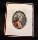 Porträt Lupenmalerei Lady Emma Hamilton Miniatur Malerei