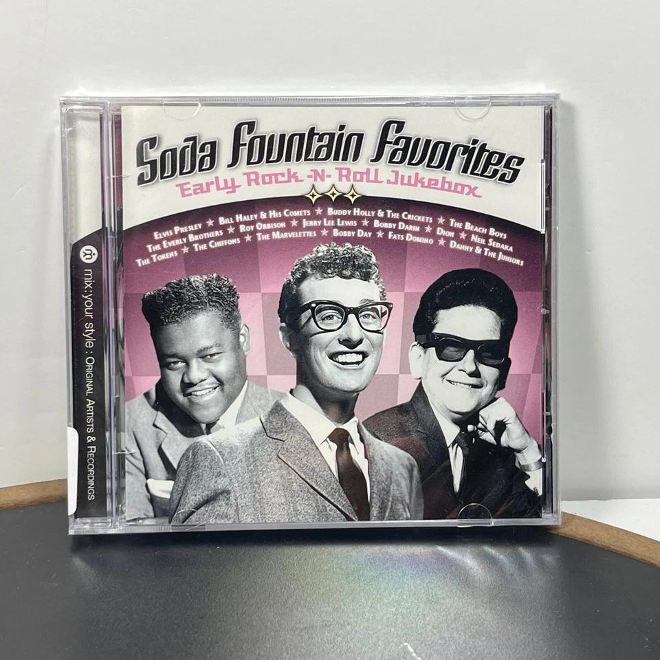 CD Soda Fountain Favorites Early Rock N Roll Jukebox Presley Haley Holly Dion