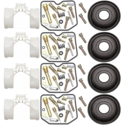 FOR Kawasaki ZX750 F1 Ninja 750R 1987-1990 Carburetor repair kit Diaphragm Float Foto 1 de 3
