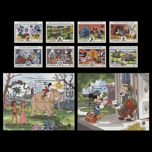 Saint Vincent 1989 (MNH) Stamp Exhibition, New Delhi set and miniature sheets - Picture 1 of 1