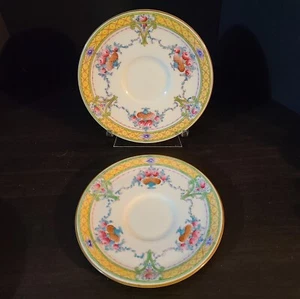 ANTIQUE ROYAL WORCESTER MARLOWE CUP -2 OR CREME SOUP SAUCERS-3 BONE CHINA CHOICE - Picture 1 of 28