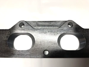 BILLET EXHAUST TURBO MANIFOLD FLANGE size 43mm for MITSUBISHI EVO 7 4G63 TURBO - Picture 1 of 4