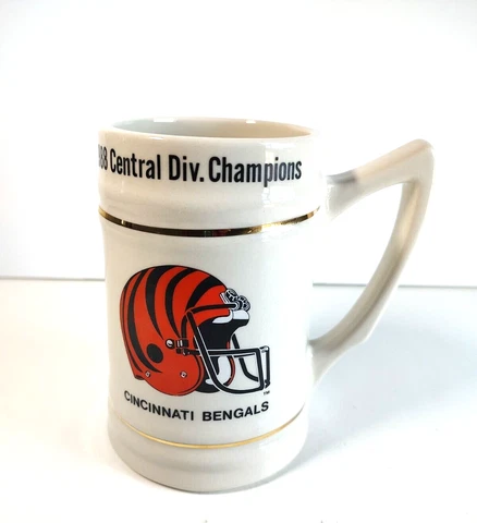 1988 Cincinnati Bengals Mug Central Division Champions Collectable Ceramic Mug Cover