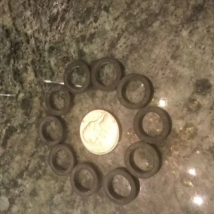 10 synthectic rubber washers C5 C130 galaxy aircraft 14153 01585 5/8 x 7/16 x1/8 - Picture 1 of 1