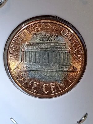 1992 Lincoln Cent W/ Missing Clad Layer Both Sides, High Grade!  - Image 1 of 4