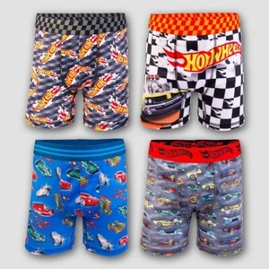 Boys Hot Wheels(R) 4pk. Athletic Briefs Size 4 - Picture 1 of 5