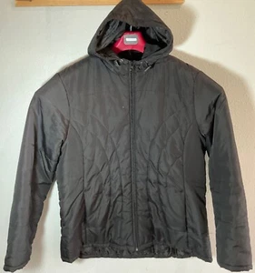 Athletech Mens Black Hooded Puffer Jacket XL - Picture 1 of 3
