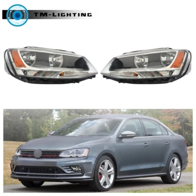 Conjunto halógeno izquierdo+derecho para Volkswagen Jetta 2011-2015-2018 con faros DRL Foto 1 de 4