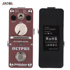 AROMA AOS-3 Octave Polyphonic Electric Guitar Effect Pedal Analog F/S DC 9V