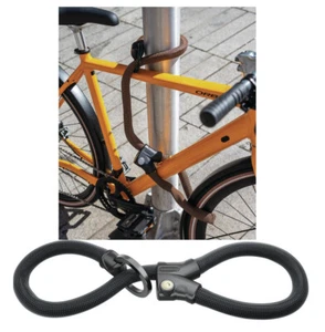 ABUS Fahrrad Kettenschloss 1806 140cm Infinity Loop wie Einsteckkette schwarz - Bild 1 von 6