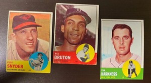 1963 Topps Baseball You Pick # GD-VG! Some EX! Finish your set!!