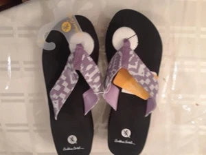 new ladies wedge beach thongs sandals,,,by  caribbean cartel - Picture 1 of 5