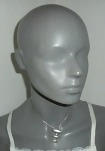 Pilgrim Halskette Schmuck silberfarbend mit Anhänger gestempelt/signiert Nr.686 - Bild 1 von 5