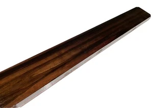 Tablero de ébano a rayas Papúa Nueva Guinea 23"" x 2-15/16"" x 15/16"" luthier blanco (u76) - Imagen 1 de 8