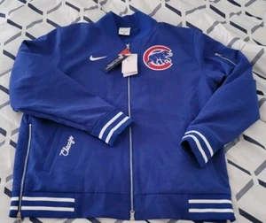 Nike Chicago Cubs Bomber Jacket XL MLB - Picture 1 of 5