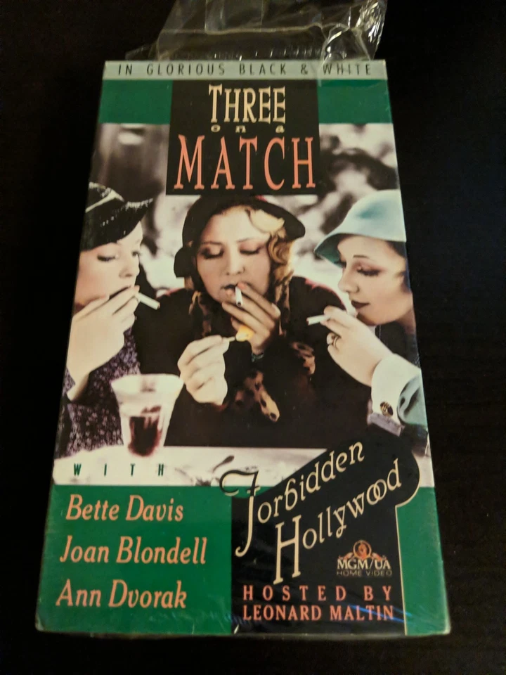 Three on a Match (VHS, 1991)