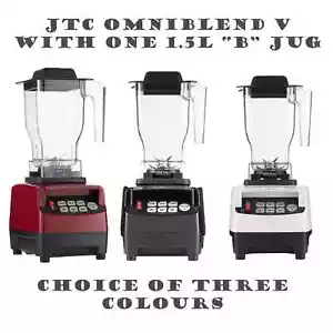 JTC OmniBlend Pro Commercial Blender With One Jug Three Colours Smoothie Shake - Picture 1 of 28