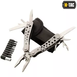 Functional Multi-tool M-Tac Type 1 Stainless Steel With Case Camping Gray - Picture 1 of 11