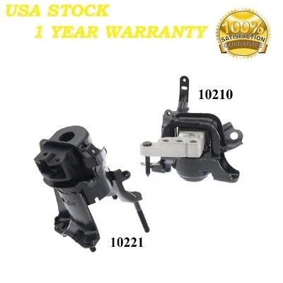 2 PCS REAR & RIGHT MOTOR MOUNT FIT 2020-2024 TOYOTA HIGHLANDER 2.5L FULL HYBRID - Image 1 of 4