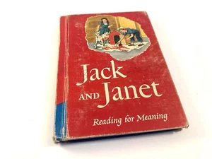 VINTAGE 1957 Jack and Janet by Paul McKee Houghton Mifflin Illustrated Hardcover - Imagen 1 de 3