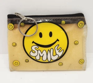 4 Old Change Purses Floral and Happy Faces - Picture 1 of 4