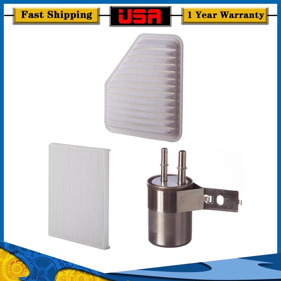 3x Filtro de aire Pronto Filtro de combustible Filtro de aire de cabina para Pontiac G5 2007-2010 Foto 1 de 4