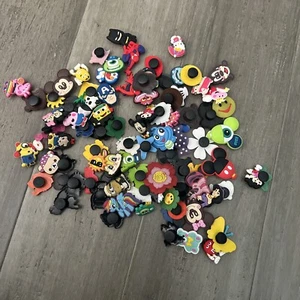 90 Mixed PVC Shoe Charm Lot Different Charms Fit for Croc Jibbitz Disney Marvel - Picture 1 of 3