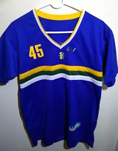 Utah Jazz Donovan Mitchell Jersey Short Sleeve NBA 45 Revien's Sportswear - Picture 1 of 6