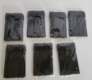 NEW 175 Pcs Disposable Black Eyelash Applicator Brush Mascara Wands Eye Lashes - Picture 1 of 4