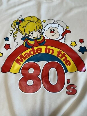 Sudadera Rainbow Brite Mezcla Algodón Nueva Talla (XL) Súper Suave Foto 1 de 4