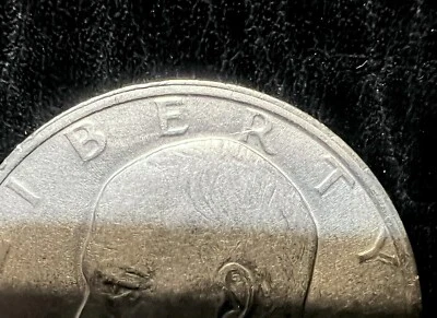 Error Partial Collar Ike Dollar error 1971-D Eisenhower error - Image 1 of 3