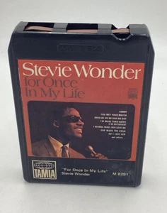 STEVIE WONDER once In my life (ORIG TAMLA 8-track TAPE) AMPEX SHELL - Picture 1 of 4