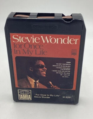STEVIE WONDER once In my life (ORIG TAMLA 8-track TAPE) AMPEX SHELL - Image 1 of 4