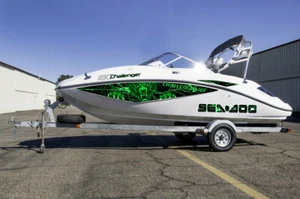 CHALLENGER 180 sticker stripe SEADOO full kit graphic replacement 2005 2010 Wolf - Picture 1 of 3