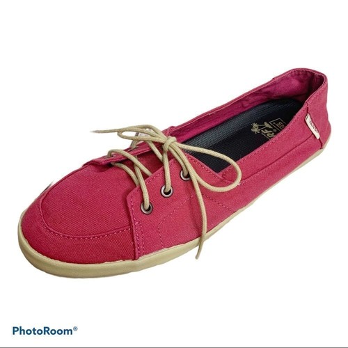 VANS Sneakers mocassino Van's donna rosso in tela taglia 9