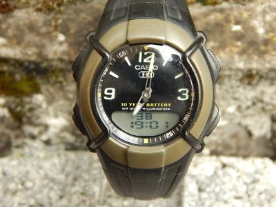 Casio HD Men's Ana-Digi Watch World Time 10 Year Battery 30 Data bank HDC600 Foto 1 de 4