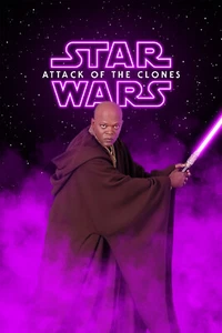 Star Wars Attack of the Clones Metal Poster Anakin Skywalker 7x11 12x18 C34 - Picture 1 of 1