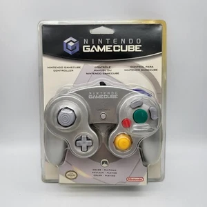 Nintendo GameCube OEM Controller Platinum Brand New Sealed Vintage 2003 NOS - Picture 1 of 2