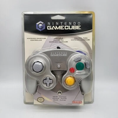 Nintendo GameCube OEM Controller Platinum Brand New Sealed Vintage 2003 NOS - Image 1 of 2