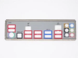 Gigabyte GA-970A-UD3 - ATX Blende Slotblende Slotblech Bracket IO Shield (#162) - Picture 1 of 1