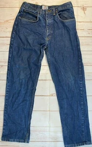 Pantalones de mezclilla para hombre Tyndale FR resistentes al fuego 31x32 azul lavado oscuro EE. UU.  - Imagen 1 de 4