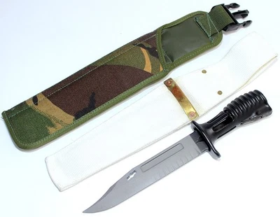 Bayoneta Original Ejército Británico SA80 L85 VAINA BLANCA CEREMONIAL Rana 6 Foto 1 de 4